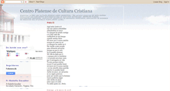 Desktop Screenshot of centroplatensedeculturacristiana.blogspot.com