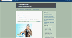 Desktop Screenshot of adrianmarriott.blogspot.com