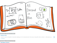 Tablet Screenshot of alldressedinblue.blogspot.com