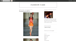 Desktop Screenshot of fashioncake.blogspot.com