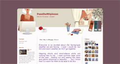 Desktop Screenshot of passthemsplease.blogspot.com