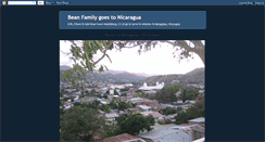 Desktop Screenshot of beanfamilyinnicaragua.blogspot.com