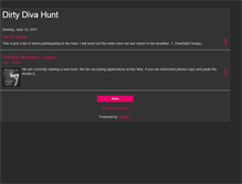 Tablet Screenshot of dirtydivahunt.blogspot.com