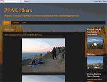 Tablet Screenshot of peakhikers.blogspot.com