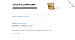 Desktop Screenshot of depositoelectroacustico.blogspot.com