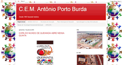 Desktop Screenshot of escolaantonioportoburda.blogspot.com