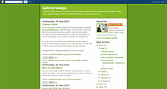Desktop Screenshot of gabrieldesignblog.blogspot.com