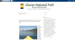 Desktop Screenshot of glacier-park.blogspot.com