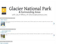 Tablet Screenshot of glacier-park.blogspot.com