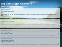Tablet Screenshot of fondsen.blogspot.com