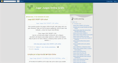 Desktop Screenshot of jugarjuegosonline.blogspot.com
