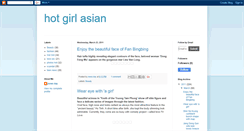 Desktop Screenshot of hotgirlasian.blogspot.com