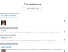 Tablet Screenshot of embracenatural.blogspot.com