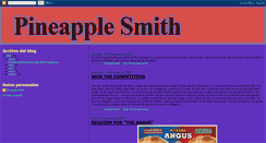 Desktop Screenshot of pineapplesmith.blogspot.com