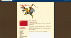 Desktop Screenshot of dragonbones.blogspot.com