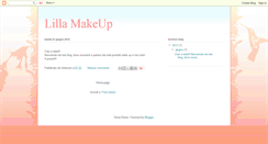 Desktop Screenshot of lillamakeup.blogspot.com