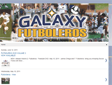 Tablet Screenshot of lagalaxyfutboleros.blogspot.com