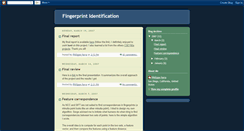 Desktop Screenshot of fingerprint-identification.blogspot.com