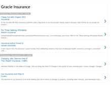 Tablet Screenshot of gracieinsurance.blogspot.com