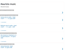 Tablet Screenshot of mauriziomusic.blogspot.com