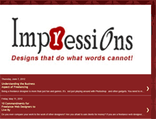 Tablet Screenshot of impressionsdiz.blogspot.com