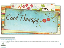 Tablet Screenshot of cardcrafttherapy.blogspot.com