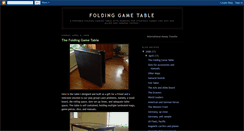 Desktop Screenshot of foldinggametable.blogspot.com