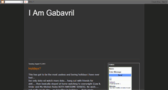 Desktop Screenshot of gabavril.blogspot.com