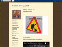 Tablet Screenshot of comerbeberamar.blogspot.com