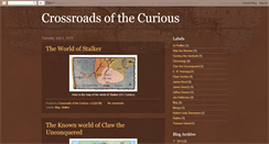 Desktop Screenshot of crossroadsofthecurious.blogspot.com