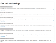 Tablet Screenshot of fantasticarchaeology.blogspot.com