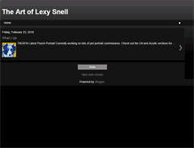 Tablet Screenshot of lexysnell.blogspot.com
