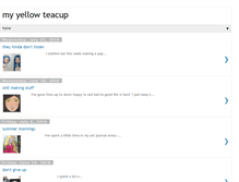 Tablet Screenshot of myyellowteacup.blogspot.com