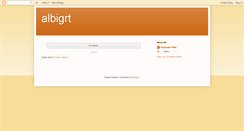 Desktop Screenshot of albigrt.blogspot.com