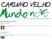 Tablet Screenshot of caminhovelhomundonovo.blogspot.com