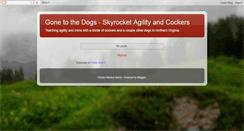 Desktop Screenshot of gonetothedogagility.blogspot.com
