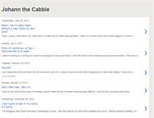 Tablet Screenshot of johannthecabbie.blogspot.com