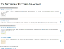 Tablet Screenshot of morrisonsofderryhale.blogspot.com