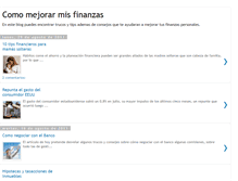 Tablet Screenshot of mejorarmisfinanzas.blogspot.com