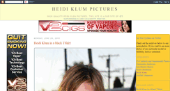 Desktop Screenshot of heidiklumpictures.blogspot.com