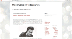 Desktop Screenshot of conlamusicaotraparte.blogspot.com