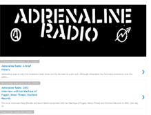 Tablet Screenshot of adrenalineradio.blogspot.com