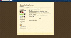 Desktop Screenshot of kannadasexstories.blogspot.com