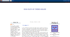 Desktop Screenshot of dogdaysofkindergarten.blogspot.com