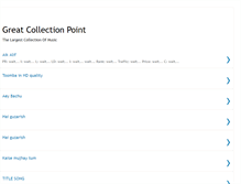 Tablet Screenshot of collectionpoint.blogspot.com