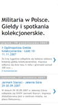 Mobile Screenshot of militaria-kolekcjonerstwo.blogspot.com