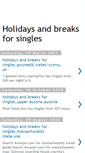 Mobile Screenshot of holidays-and-breaks-for-singles.blogspot.com