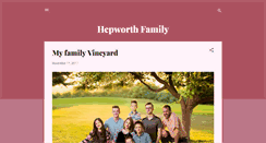 Desktop Screenshot of familyhepworth.blogspot.com