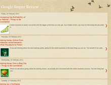 Tablet Screenshot of googlesnipereview00.blogspot.com