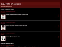 Tablet Screenshot of innovareartesanato.blogspot.com